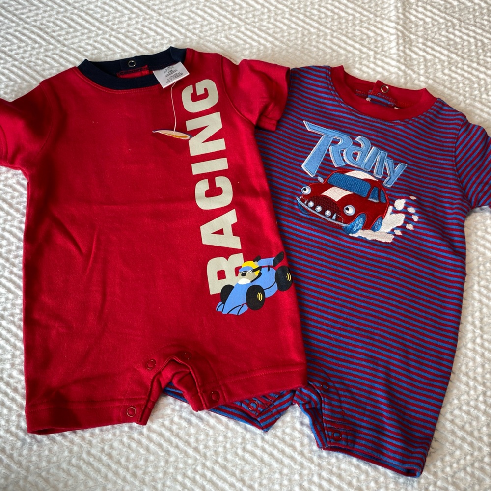 NWT Baby Connection Boys Short Sleeve Romper (2)